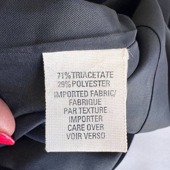 Anne Klein black blazers single breasted 2 button 12/14 - Picture 12 of 12